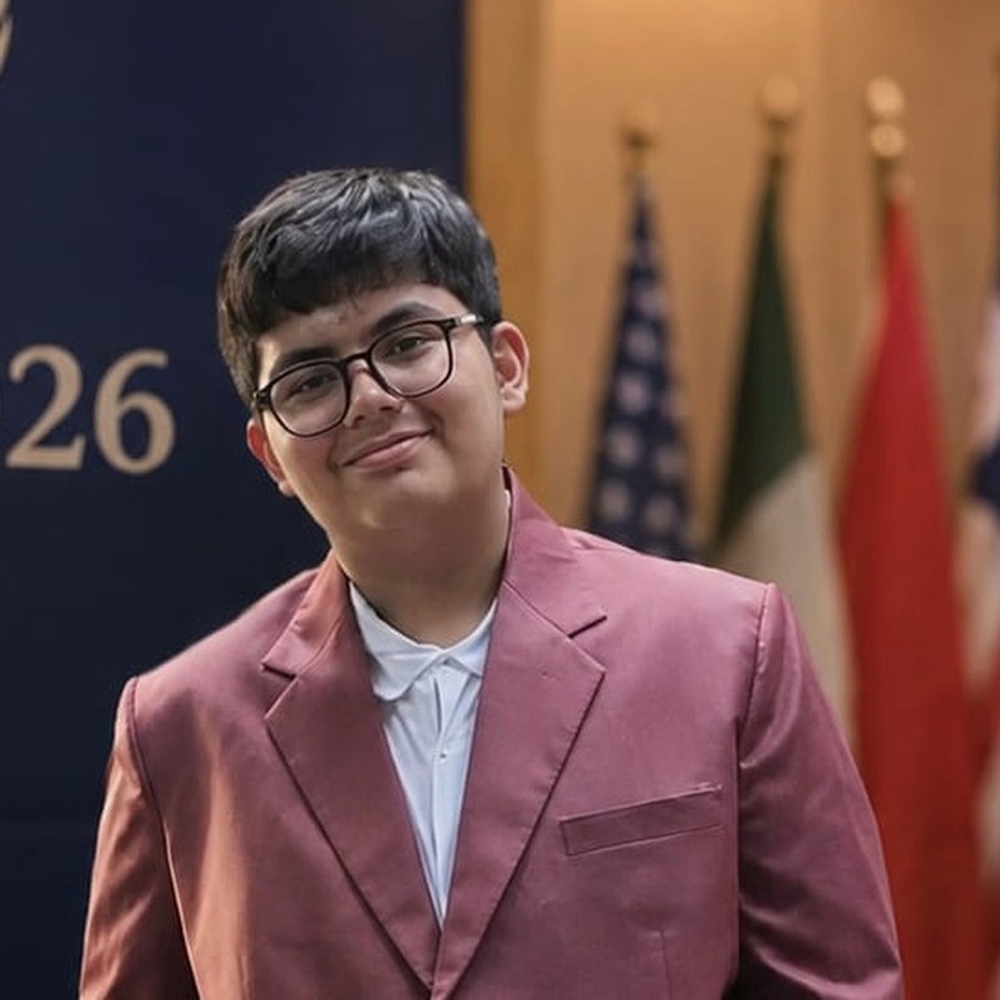 Marm Trivedi at a Model United Nations event