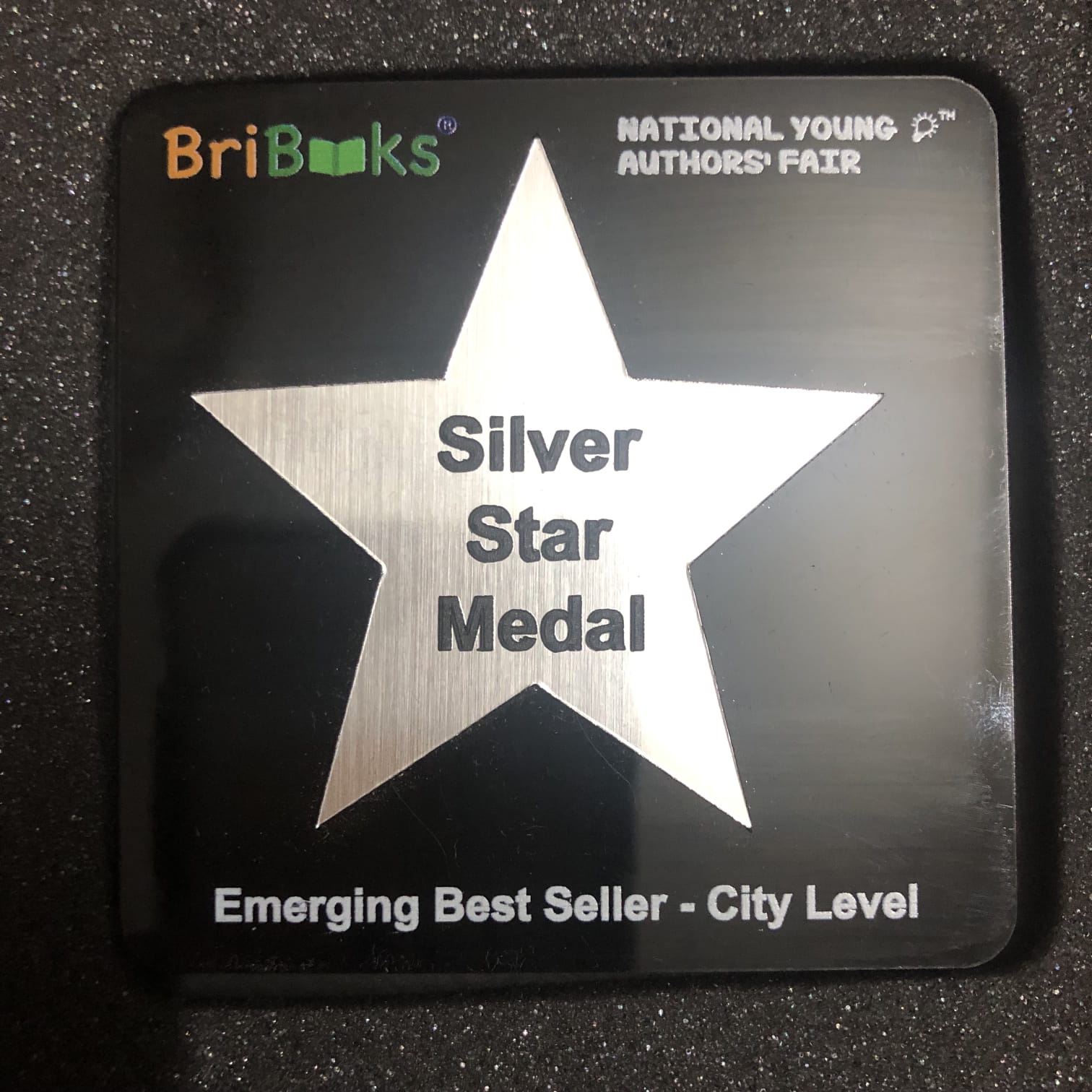 Silver Star Medal from the National Young Authors Fair